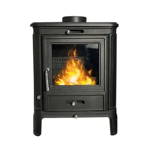 Bburesck — chauffage de cheminée personnalisé CSX14, poêle à bois en fonte pour chauffage, foyer