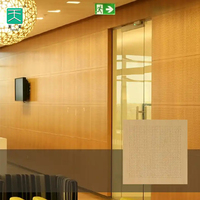 0.5Mm Micro Mdf Placage Moderne Perforé Intérieur Mur Revêtement Acoustique Mdf Planches Panneaux De Plafond Acoustiques Avec Dissimulé
