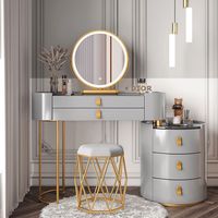 Table de toilette en bois massif et granit, style nordique minimaliste, moderne et simple, avec rangement, tendance Instagram