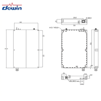 Module amplificateur de puissance à semi-conducteurs Dewin 100W, bande ultra large 100-2000 MHz, SSPA RF, PA micro-ondes haute puissance pour système de test EW
