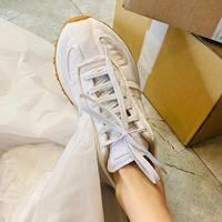 Chaussures Margiela Torre pour femme, nouveau style, semelle épaisse, maille respirante, sportives, polyvalentes, rehaussantes, blanches, style Forrest Gump, pour l'entraînement