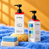 Bouteille en plastique HDPE de grande capacité 1000 ml, verte, vide, pour shampoing, après-shampoing, savon liquide pour cheveux, distributeur à pompe
