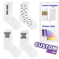 POPSOX Vente en gros de chaussettes unisexes personnalisées avec logo brodé en jacquard, chaussettes en coton, chaussettes amusantes, chaussettes de sport colorées, Socken