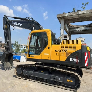 Excavadora de cadenas Volvo EC210B usada, importada originalmente, de 21 toneladas, modelo 2021, motor de 123kw de potencia, venta de segunda mano. - Product Image 5