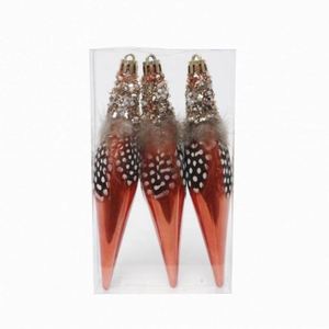 Adornos Navideños de Ángel de Plástico Acrílico Transparente de Alta Calidad, Decoraciones para Árboles de Navidad, Ángel Decorativo Color Champán - Product Image 6