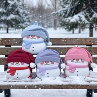 Mochila Impermeable de Moda para Niñas con Diseño de Muñeco de Nieve, Cierre de Cremallera, Capacidad de 20-36L, para Niños de Jardín de Infancia