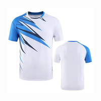 Premium-Materialien Badminton-Tops Schönes Design Individuelle Farbe Kurzarm-Shirt Badminton-Trikot