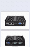 Mini PC Personalizado Sin Ventilador 19V N2810 N2940 RJ45 2Lan RS232 Com 6USB Computadora Industrial Integrada Tipo Tablet de Escritorio Precio Económico