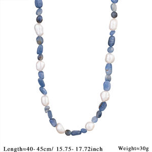 新しいファッショナブルなクリスタルビーズフィッシュネックレス、316Lステンレススチール製、18Kゴールドメッキ、防水性と耐退色性のあるジュエリー - Product Image 2