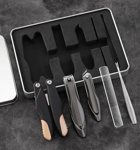 Stainless Steel Manicure <b>Pedicure</b> <b>Set</b> Foldable Nail Clipper Cuticle Nipper Toenail Cutter with Nail File Lifter - Product Image 6