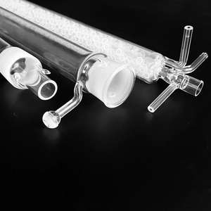 Bobinas de condensador de tubo de vidro de quartzo espiral transparente personalizado de alta permeabilidade para laboratório - Product Image 6