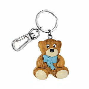 Portachiavi in legno Little Bear, unità singola, scatola non inclusa - Product Image 2