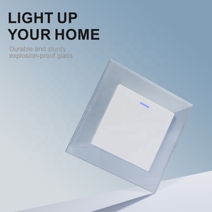 Prises et interrupteurs Norme européenne 1 gang 1 voie Interrupteur 2 voies avec indicateur LED Électricité Interrupteur mural européen - Product Image 3