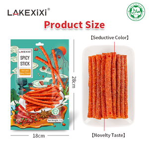 Snack Latiao Piccante Personalizzato a Base Vegetale Vegano Halal OEM ODM - Product Image 4