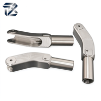 Ligature de doigt robotique en aluminium CNC personnalisée pour équipement d'automatisation OEM