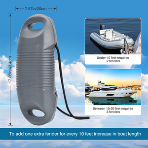 ヨット用ナイロンロープ付きボートフェンダー,EVAフォーム素材ドッキング用新デザインアップグレードボートバンパー - Product Image 4