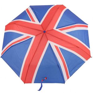 Paraguas Mini Plegable de 3 Secciones con Diseño de la Bandera Británica Union Jack para Promoción - Product Image 4