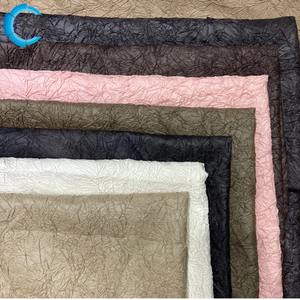 قماش فستان نسائي من الكريب البوليستر 100% |   أقمشة منسوجة مطوية بختم ساخن ورقائق مجعدة للملابس - Product Image 3