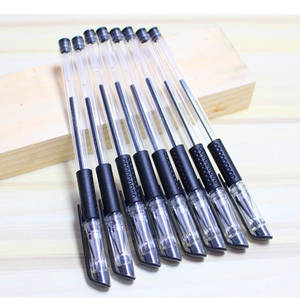 Venta al por mayor de fábrica de bolígrafos de gel estándar europeos, artículos de papelería para oficina, bolígrafos para exámenes, bolígrafos de gel con forma de bala. - Product Image 1