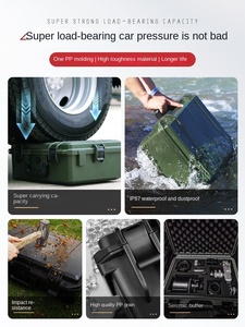 Rane IP67กันกระแทกขนาดเล็ก2ชั้น ODM กล่องใส่เครื่องมือ, เคสใส่ปืนเทรนเนอร์สายกล่อง Gibson littmann Akai DJ เคสเครื่องมือ PP ไร้สาย - Product Image 3