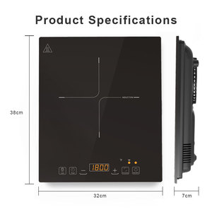 Nhà Máy Trung Quốc 1800 Wát Bếp <span class=keywords><strong>ETL</strong></span> Bếp IH-FS1800A Di Động Cooktop Điện Đơn Bếp Cảm Ứng - Product Image 2