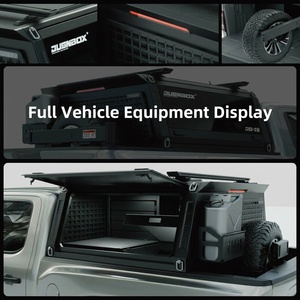 ฝาครอบกระบะท้ายแบบครึ่งคัน <span class=keywords><strong>ส</strong></span>ำหรับรถกระบะ 4x4 เช่น Dodge RAM, Canopy, Byd Shark 6, Mazda Bt50, F150, Silverado, Tundra, Ranger - Product Image 6