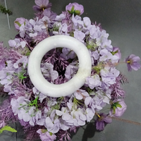 Guirlande de fleurs artificielles pour table de mariage, toile de fond murale de fleurs artificielles, fausses fleurs de gypsophile pour mariage, centres de table de mariage