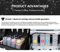 Impresora de Inyección de Tinta de Una Sola Pasada Chicai B350, Cabezal de Impresión HP Epson, Impresora Digital para Bordes de Libros