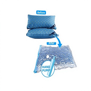 Nouveaux sacs de rangement sous vide portables en PE/PA pour matelas bébé et vêtements, design classique, pompe à air électrique incluse - Product Image 1