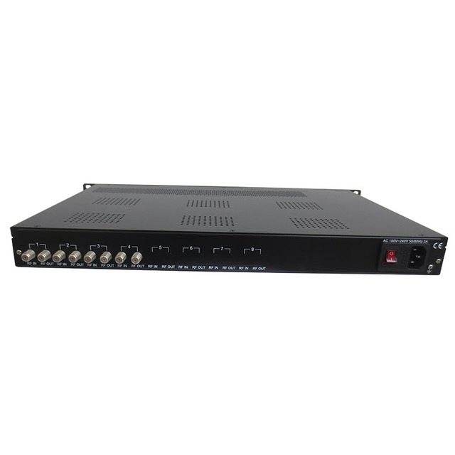 OTV-TP04 Professional Satellite TV Receiver DVB 4 Channels DVBS 2*ASI Input FTA Tuners Radio TV Broadcasting Equipment
