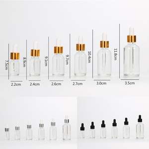 ZGBROTHERS - Botella de Vidrio Transparente con Gotero para Aceite Capilar y Suero, 5 ml, 10 ml, 15 ml, 30 ml, 50 ml, 100 ml, con Serigrafía para Aceites Esenciales - Product Image 2