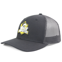 Gorra Trucker Estructurada Lisa al por Mayor HN11 Estilo 112 con Malla Transpirable 100% Algodón, Logotipo Personalizado con Parche de PVC, Uso Diario al Aire Libre