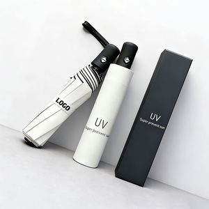 Wholesale Custom Business Logo Promotional Gift Travel 3 Folding Pongee Outdoor Foldable Rain <b>Automatic</b> <b>Umbrella</b> - Product Image 1