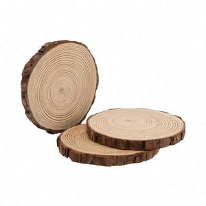 Wholesale Round Natural Laser Cut Unfinished <b>Wood</b> <b>Slices</b> for Easter and Thanksgiving Christmas Wedding Ornament Decorations - Product Image 4