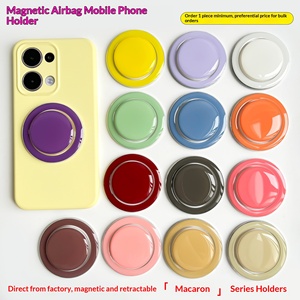 Support rond coréen de couleur unie pour Griptok magnétique, support de téléphone pour étui de chargement sans fil iPhone - Product Image 4