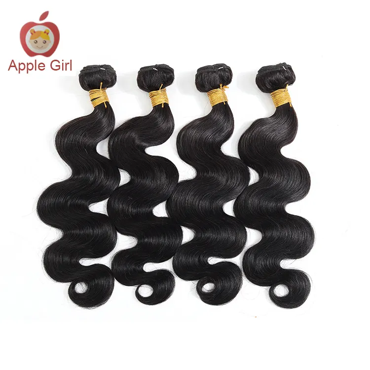 Apple Girl Wholesale Price Dropshipping Virgin Cuticle Aligned Hair Human Hair Bundles Cheap Body Wave Malaysian Hair Bundles