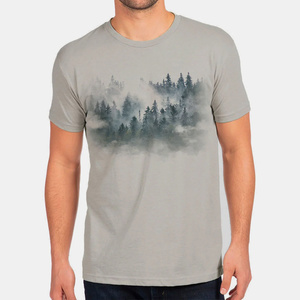 T-shirt en coton imprimé de qualité supérieure, col rond, manches courtes, logo personnalisé, tee-shirt graphique, vêtements de marque streetwear décontractés et élégants, doux - Product Image 3