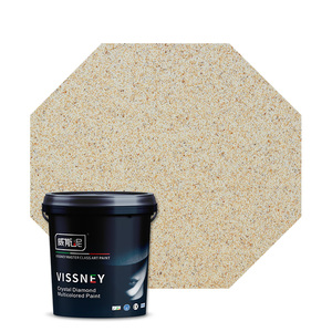Vissney Peinture à base d'eau effet sable de peinture à texture d'émulsion acrylique pour mur intérieur - Product Image 4
