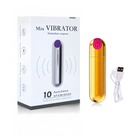 Wasserdichter Wiederaufladbarer Mini Love Rainbow Bullet Egg Lippenstift-Vibrator Buntes Vibrator-Gerät