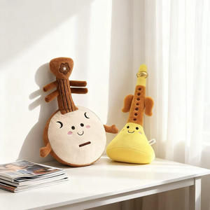 Muñecos de Peluche Personalizados de Instrumentos Musicales Creativos como Piano, Violín, Guitarra, <span class=keywords><strong>Suona</strong></span>, Pipa y Guzheng - Product Image 3