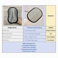 Gants de toilettage pour chats et chiens - Élimination des poils et démêlage - Outils de massage et de nettoyage pour animaux de compagnie en polyester