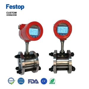 Débitmètre massique intelligent Festop en acier inoxydable pour gaz chaud, type à bride OEM, précision +/-1,5 % pour air comprimé et oxygène - Product Image 2