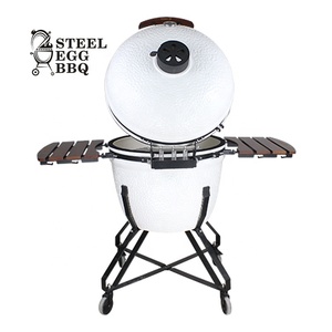 2020 SEB KAMADO/de huevo de acero barbacoa 2in1 carbón <span class=keywords><strong>griller</strong></span> filete 26 pulgadas blanco xxxl kb10 comado ynni grillkamado de los fumadores - Product Image 3