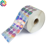Autocollant transparent personnalisé au laser VOID, autocollant en PVC avec estampage à chaud doré, durable, anti-contrefaçon, gaufrage, logo 3D, ruban adhésif