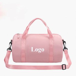 Sac de sport pliable à fermeture éclair en nylon de haute qualité avec logo personnalisé imprimé, grande capacité pour le yoga et la remise en forme - Product Image 1