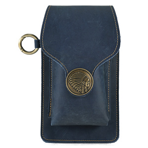 Riñonera de Cuero Genuino para Hombre, Gran Capacidad, Deportiva, para Exteriores, Color Marrón, Cuero Crazy Horse - Product Image 2