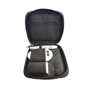 Bolsa para medidor de glucosa en sangre, estuche de almacenamiento médico de tela Oxford para glucómetro y dispositivo de punción, 13,5x13,5x3,5 cm - Product Image 1