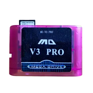 Mega sürücü V3 Pro sürüm 1200 bir n Md oyun kaset Genesis oyun konsolları için hiç sürücü serisi