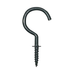 75 Pièces 1 "et 1-1/4" Crochets de <span class=keywords><strong>Plafond</strong></span> en Métal Noir Crochets <span class=keywords><strong>à</strong></span> Vis Crochets <span class=keywords><strong>à</strong></span> Coupe - Product Image 4