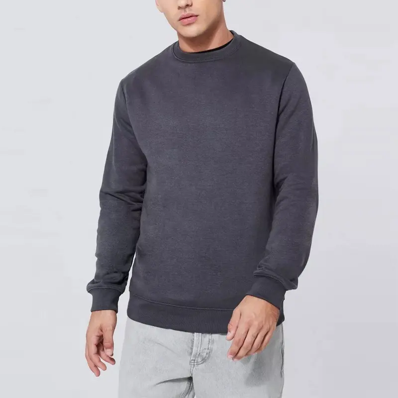 50% хлопковый 50% полиэстер легкий пуловер Джемпер на заказ мужской свитер Простой облегающий свитшот